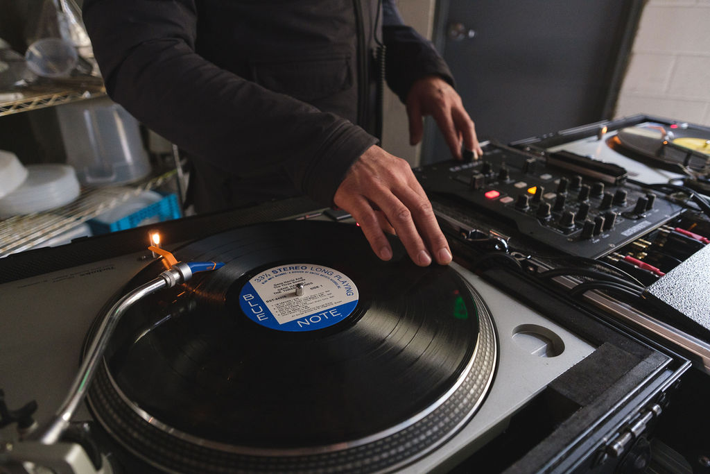 DJ at The Wine Yard